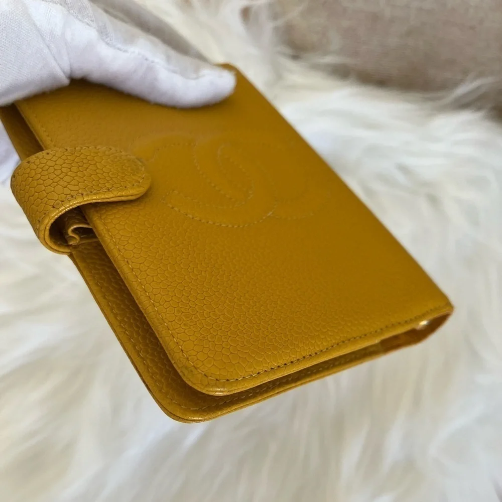 Chanel Caviar Agenda PM with Chanel COA Hologram Certification Code EUC